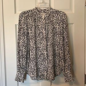 Loft Leopard Print Top